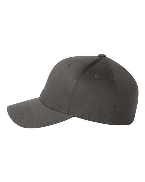 BUILD YOUR OWN - Laser Engraved Flexfit Cotton FITTED Leather Patch Hat - Pick your hat, pick your patch!