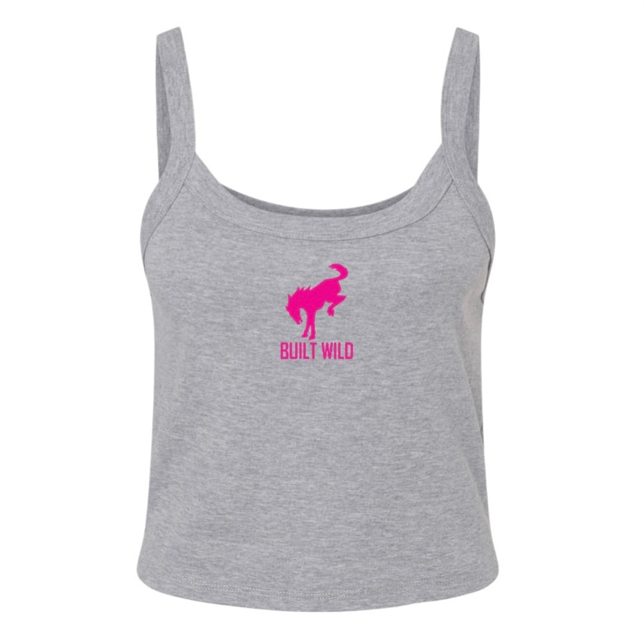 Women's BRONCO "built wild" micro rib tank