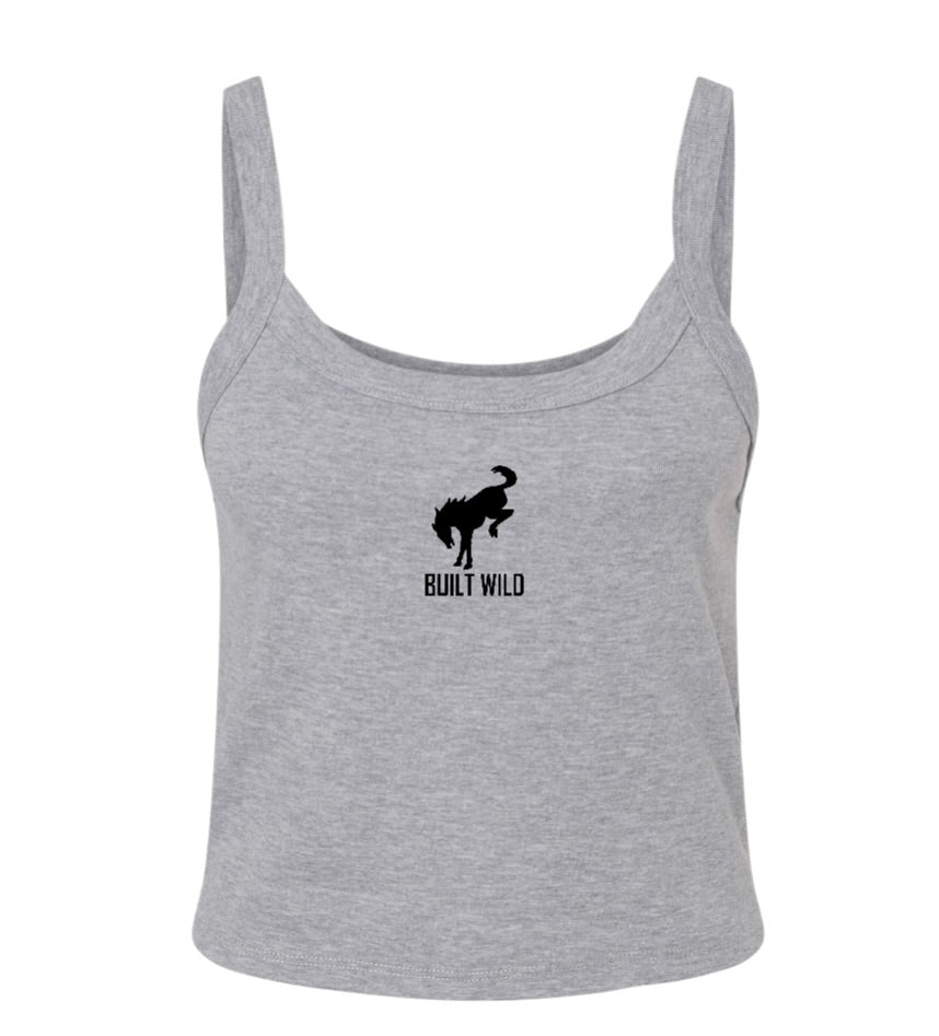 Women's BRONCO "built wild" micro rib tank