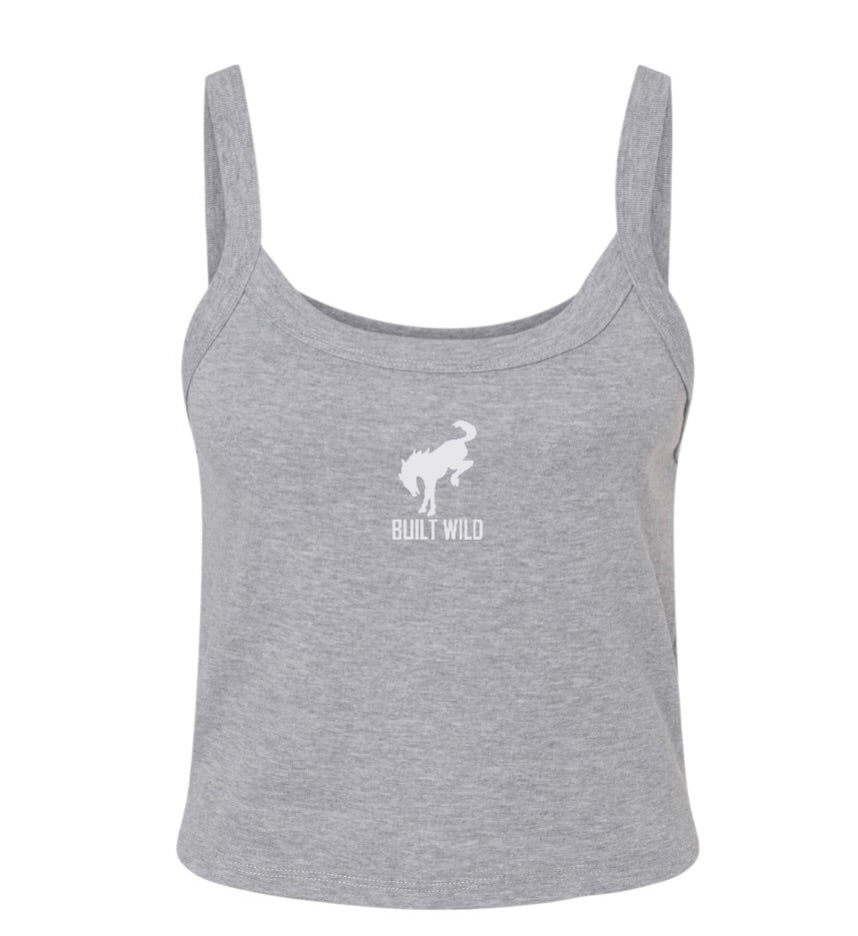 Women's BRONCO "built wild" micro rib tank