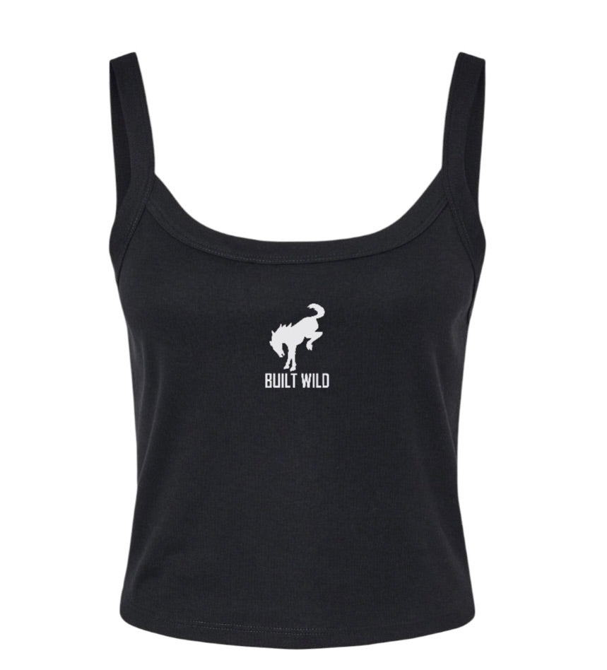 Women's BRONCO "built wild" micro rib tank