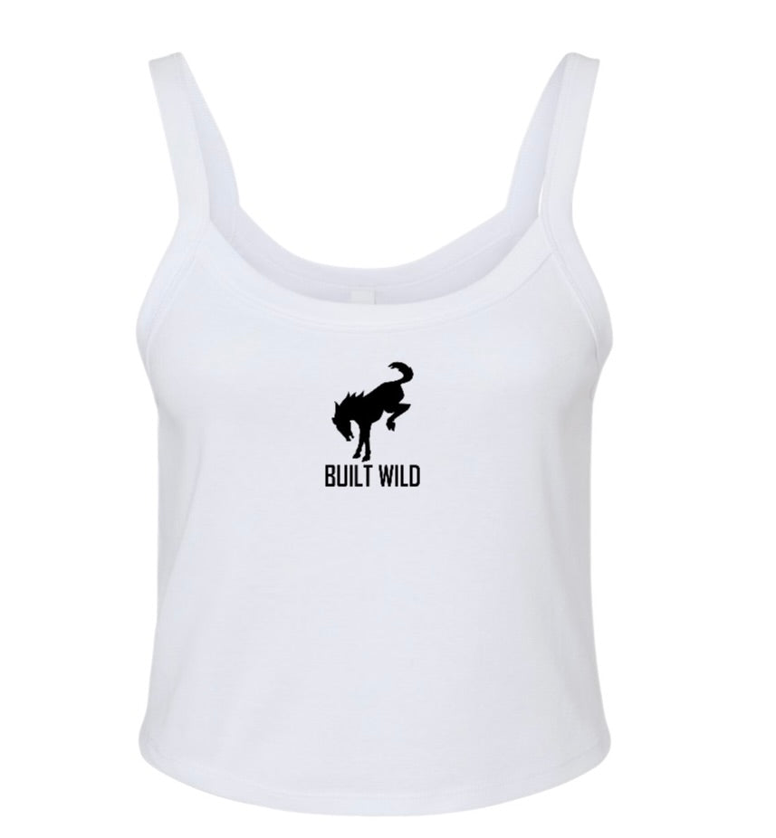 Women's BRONCO "built wild" micro rib tank