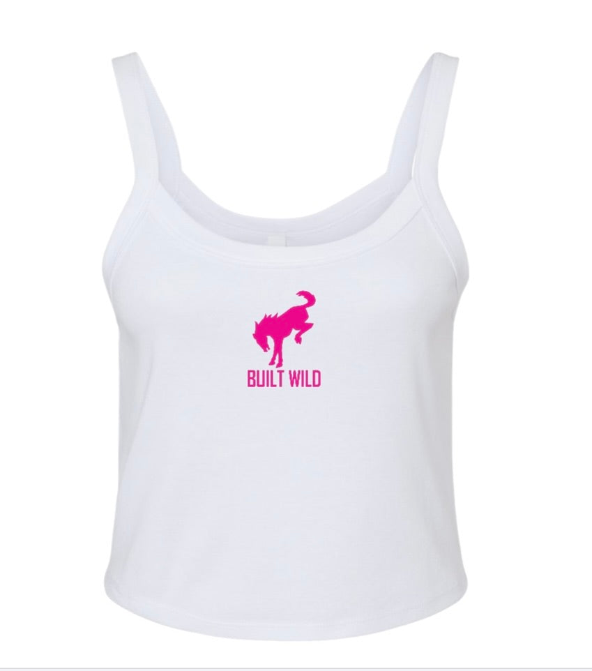 Women's BRONCO "built wild" micro rib tank
