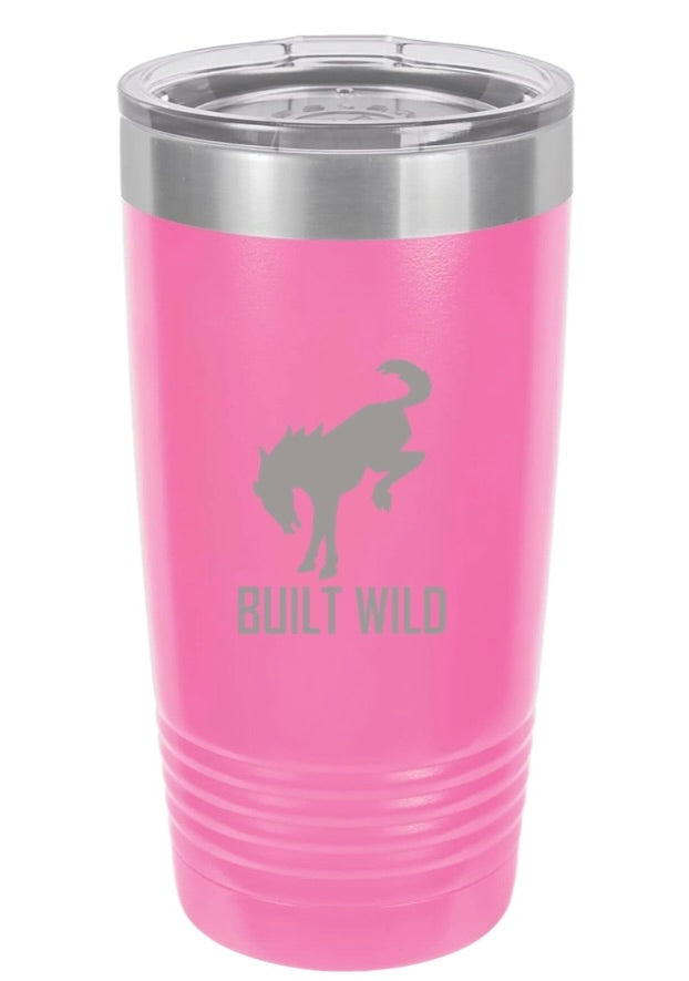 BRONCO "built wild" 20 oz Polar Camel tumbler with slider lid