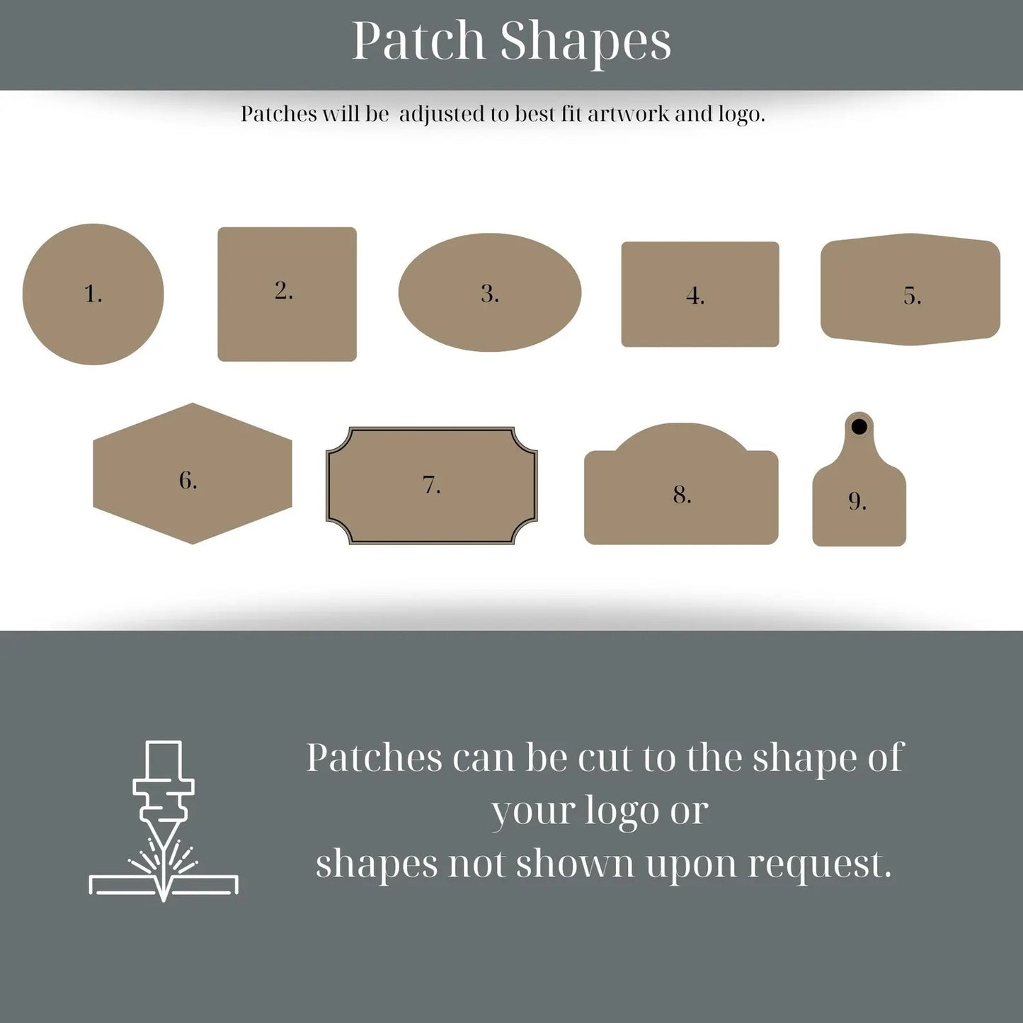 BUILD YOUR OWN - Laser Engraved Flexfit Cotton FITTED Leather Patch Hat - Pick your hat, pick your patch!