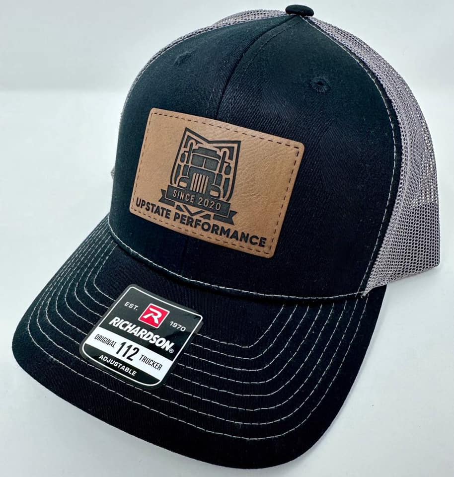 BUILD YOUR OWN - Laser Engraved Richardson 112 Leather Patch Hat - Pick your hat, pick your patch!