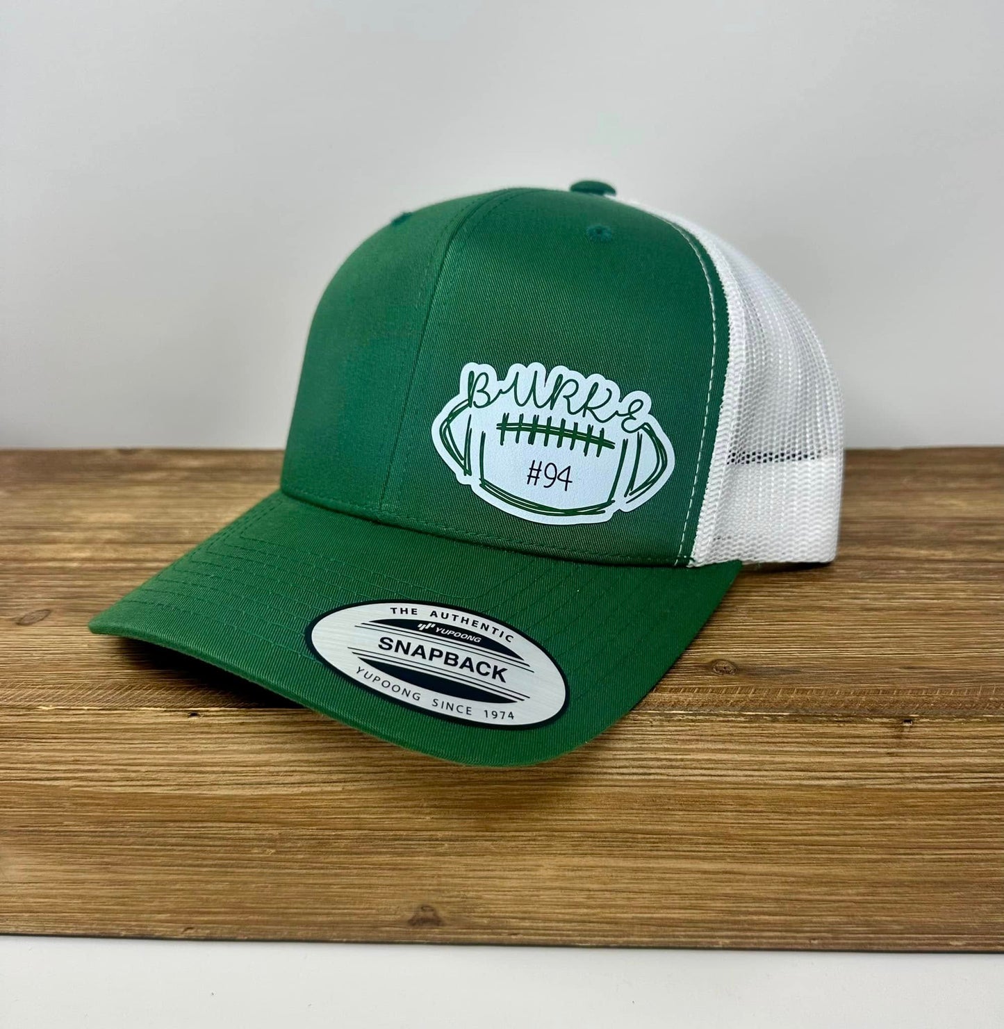 BUILD YOUR OWN - YuPoong 6606 Laser Engraved Leather Patch Hat - Pick your hat, pick your patch!