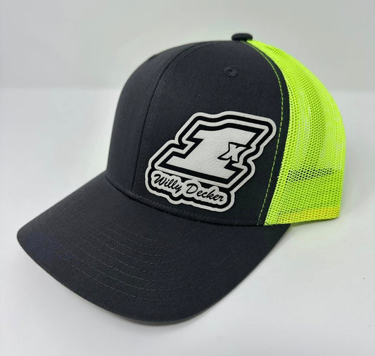 BUILD YOUR OWN - Laser Engraved Richardson 112 Leather Patch Hat - Pick your hat, pick your patch!