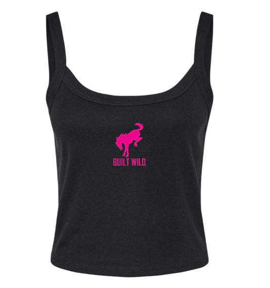 Women's BRONCO "built wild" micro rib tank