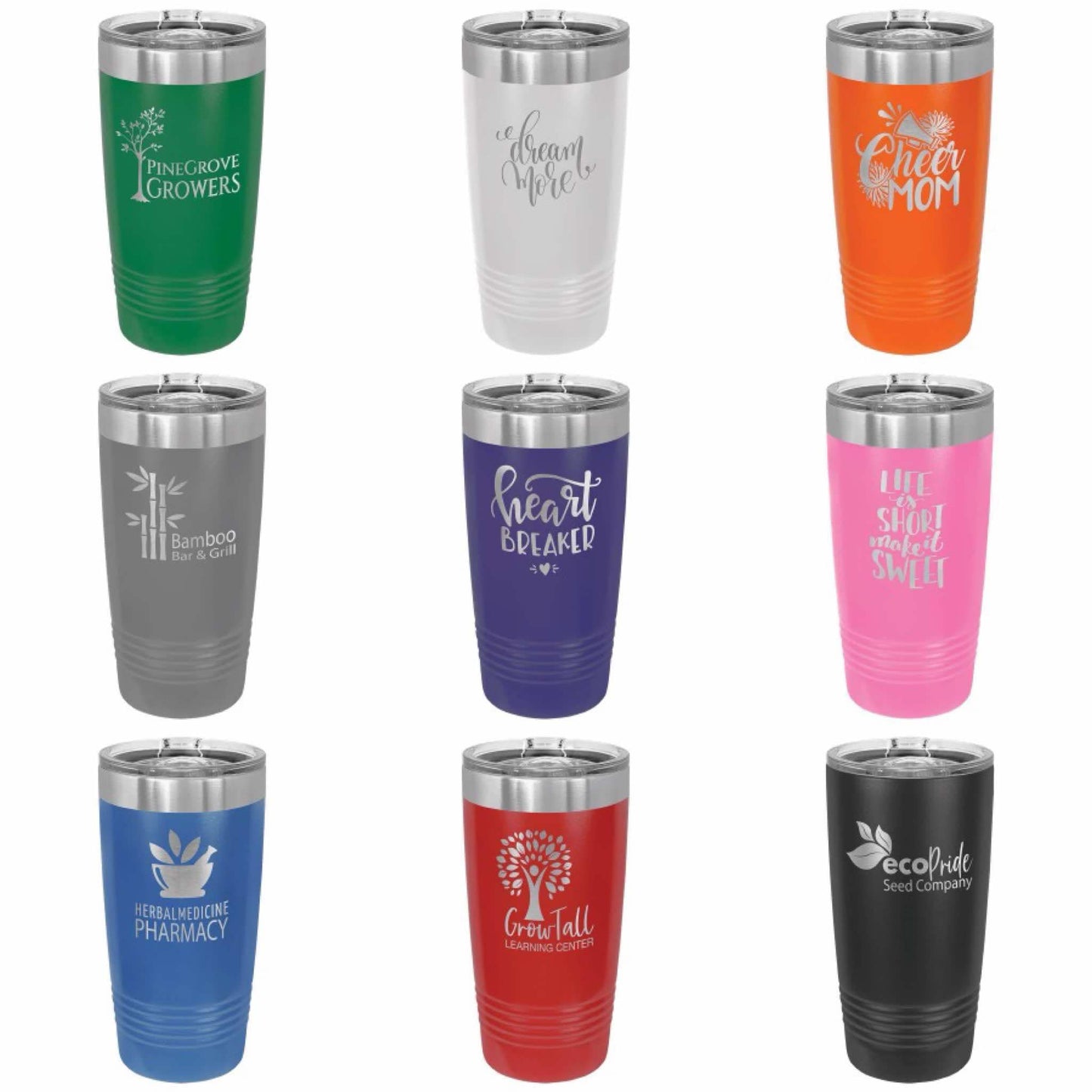 20 Ounce Polar Camel Laser Engraved Tumbler