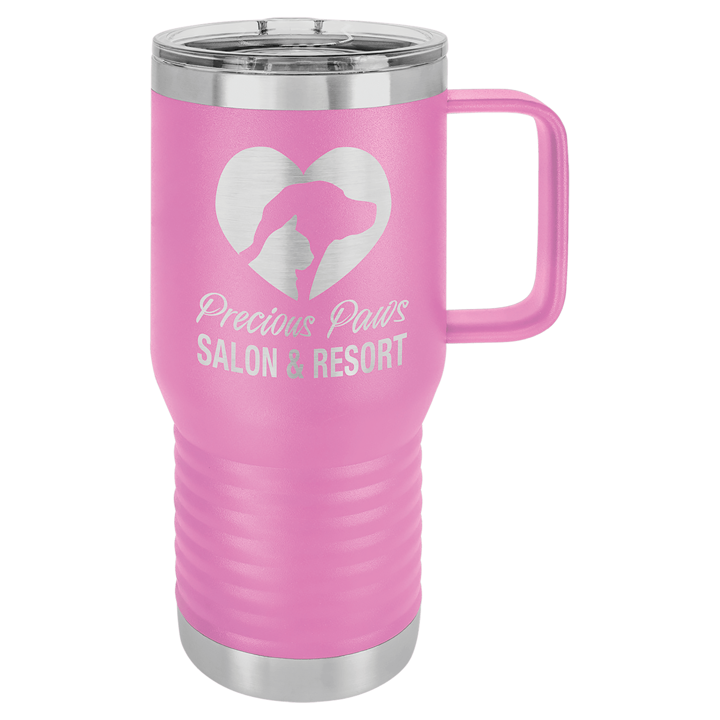 20 Ounce Polar Camel Laser Engraved Tumbler with Handle