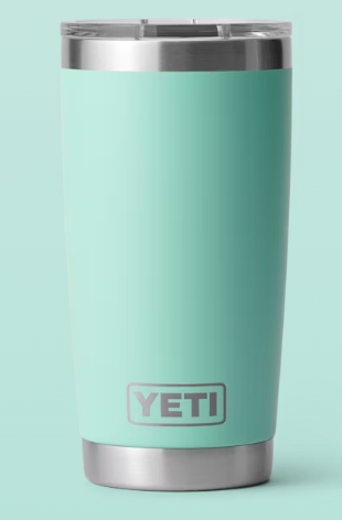 20 Ounce Yeti Rambler Laser Engraved Tumbler with Slider Lid