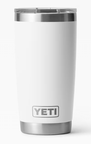 20 Ounce Yeti Rambler Laser Engraved Tumbler with Slider Lid